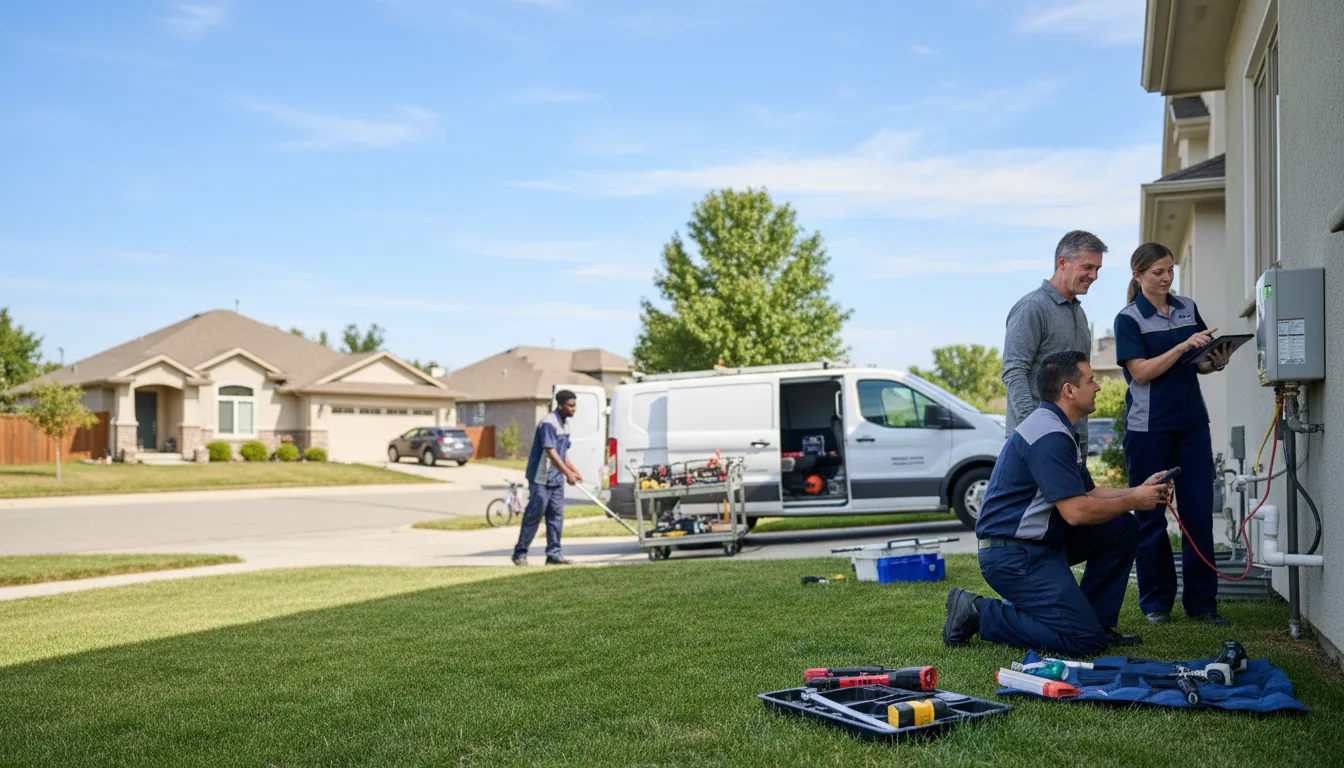 Tankless water heater service in Sullivan City, TX